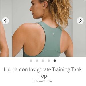 Lilulemon Invigorate Train Tank EUC size 8